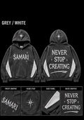 Brown/Pink Never Stop Creating Hoodie